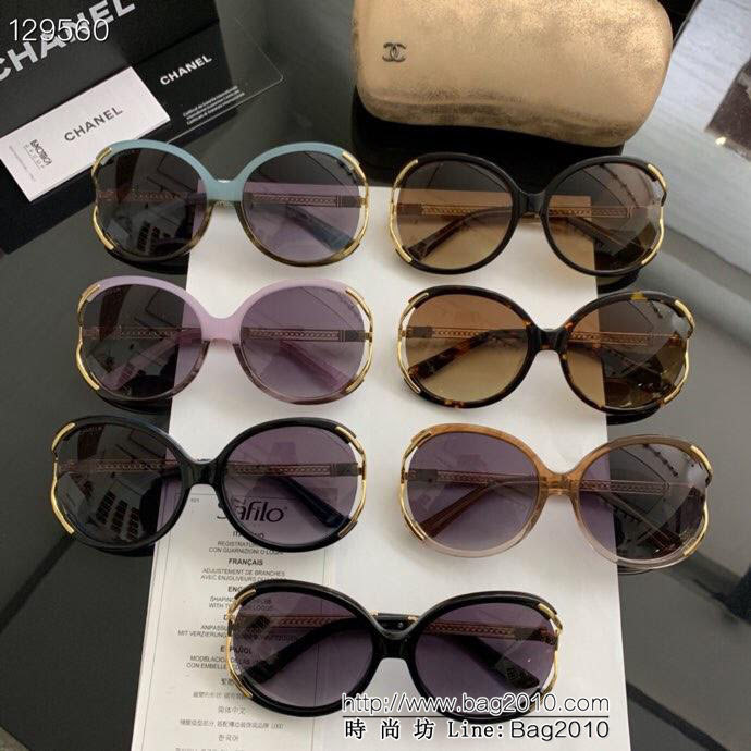 CHANEL香奈兒 19年開春新款 潮流爆款 女士圓框太陽鏡 高品質 網紅潮款墨鏡  lly1450